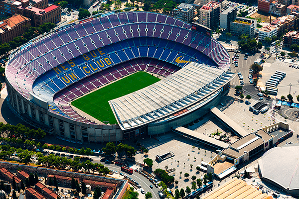 Poster xxl: Vue aérienne du Camp Nou