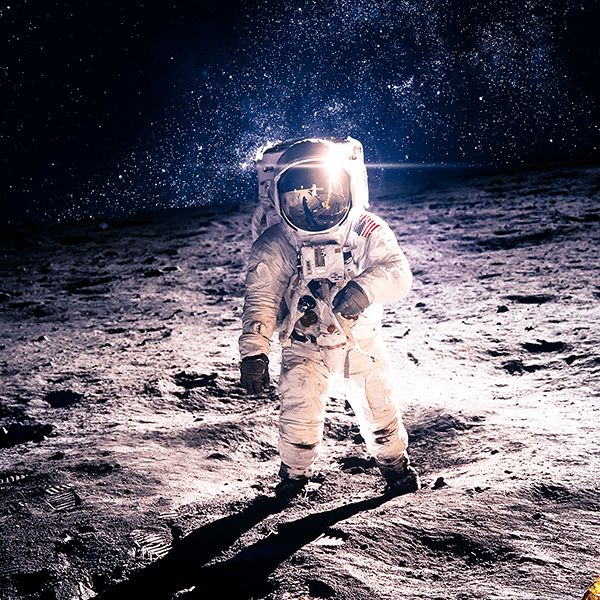 Poster xxl: Armstrong sur la Lune