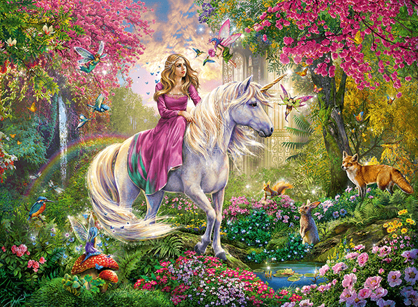 Poster xxl: La princesse de la licorne