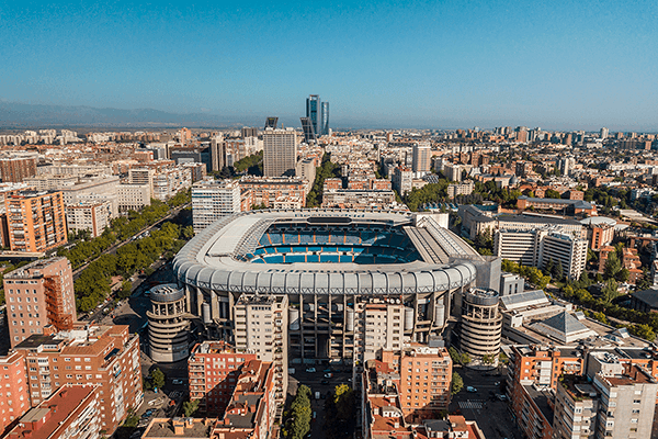 Poster xxl: Vue aérienne de Santiago Bernabéu
