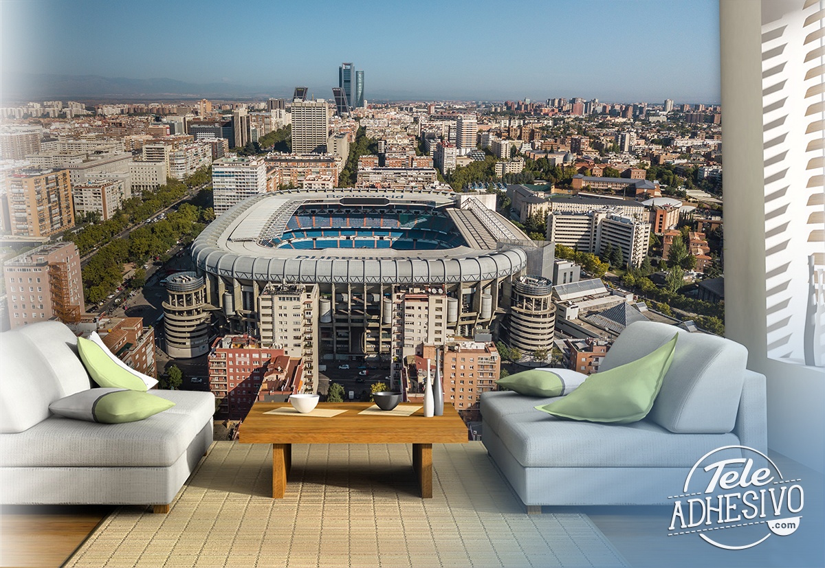Poster xxl: Vue aérienne de Santiago Bernabéu