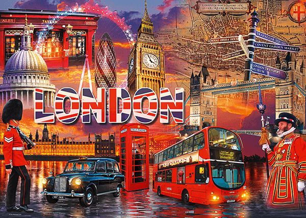 Poster xxl: Collage britannique