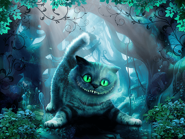 Poster xxl: Chat du Pays des Merveilles
