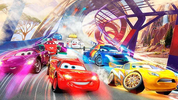 Poster xxl: Course de Cars, Disney