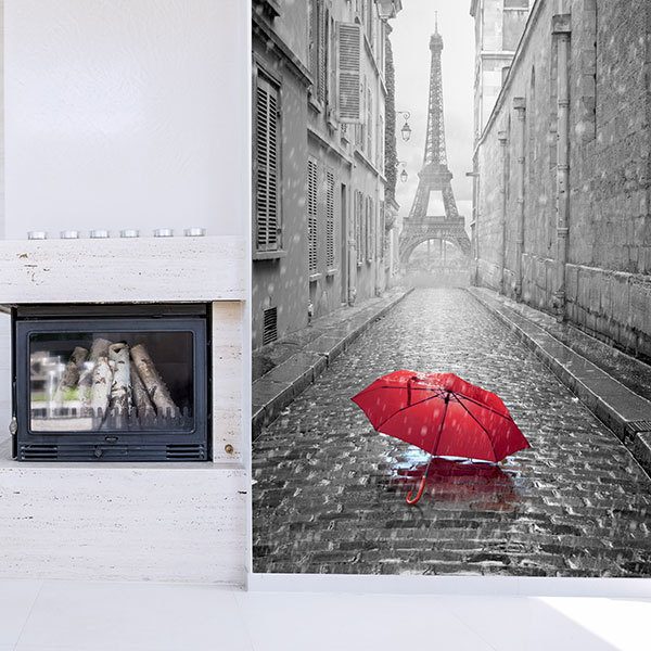 Poster xxl: Pluie à Paris 0