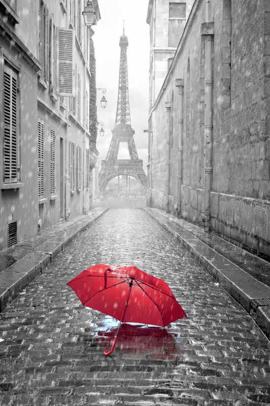 Poster xxl: Pluie à Paris
