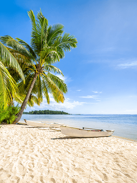 Poster xxl: Canoës dans les Caraïbes