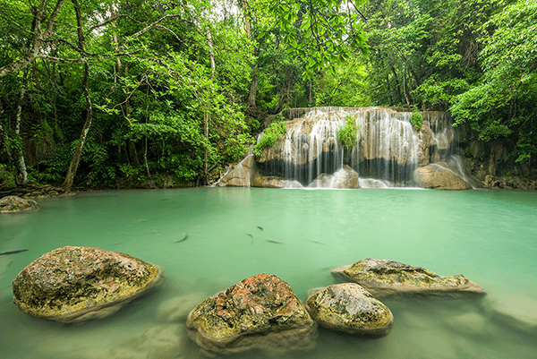 Poster xxl: Cascade du parc Erawan