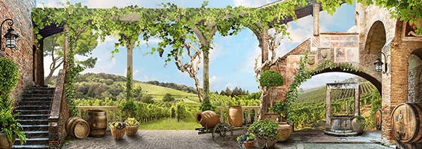 Poster xxl: Ferme Italienne