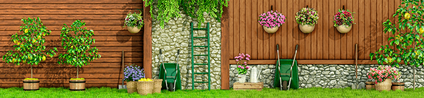 Poster xxl: Journée de jardinage