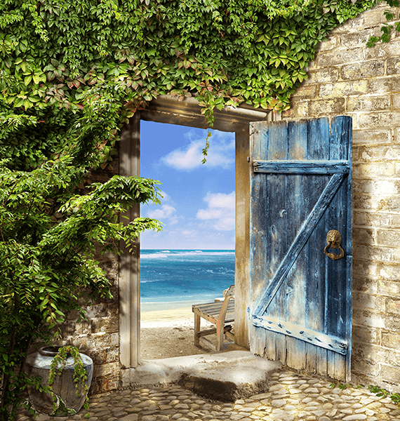 Poster xxl: Départ pour la plage