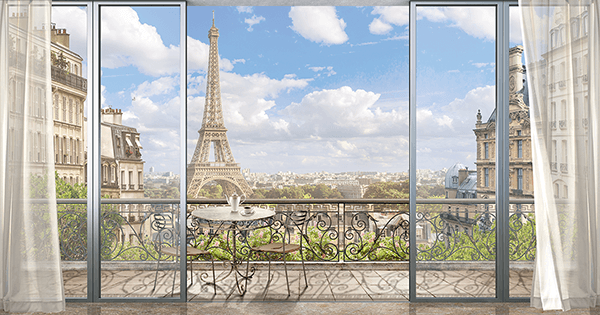 Poster xxl: Balcon à Paris