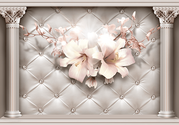 Poster xxl: Hibiscus blanc