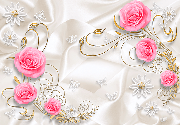 Poster xxl: Les roses de la mariée