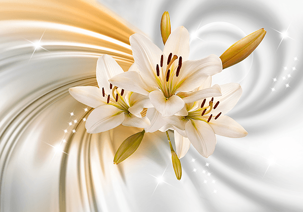 Poster xxl: Pureté Fleur