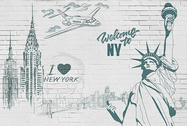 Poster xxl: I Love & Welcome to NY