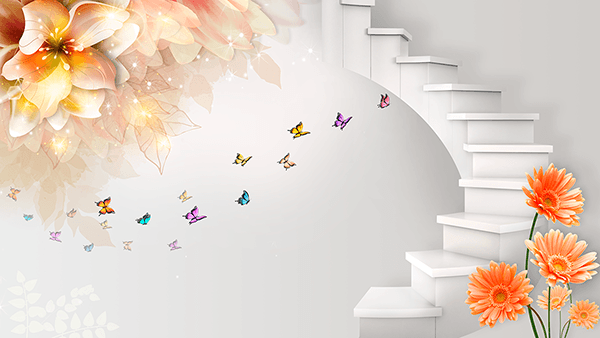 Poster xxl: Escalier vers le monde fantastique