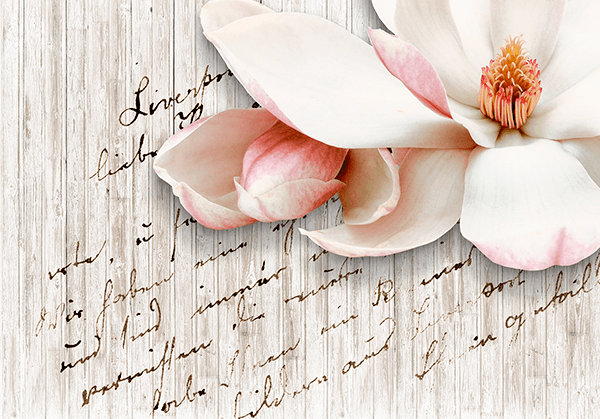 Poster xxl: Poèmes et fleurs