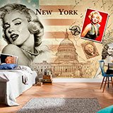 Poster xxl: Collage Marilyn Monroe 2