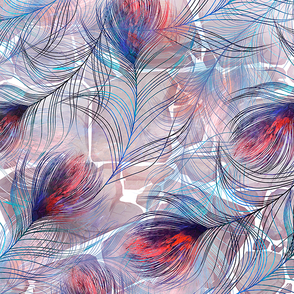 Poster xxl: Plumes de paon