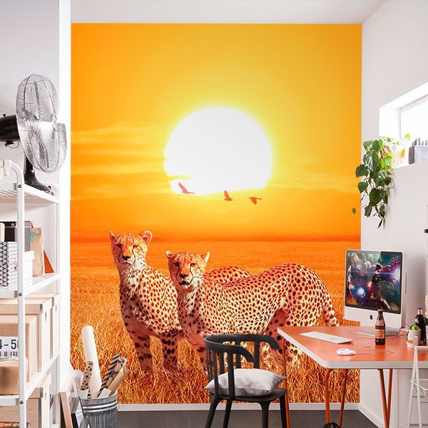 Poster xxl: Les guépards dans la savane 0