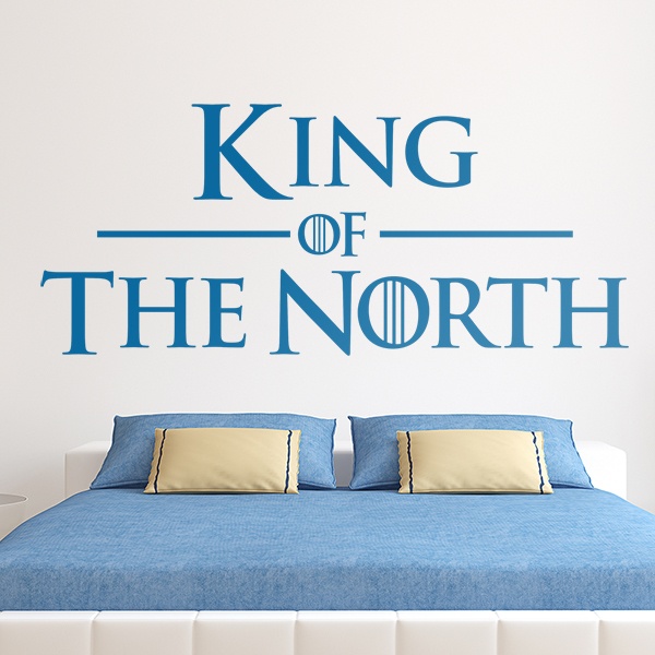 Stickers muraux: Tête de lit King of the North