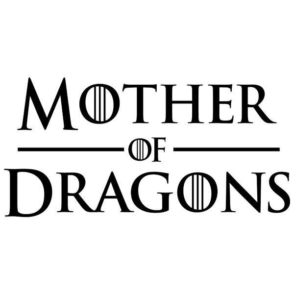 Stickers muraux: Tête de Mother of Dragons
