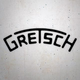 Autocollants: Guitare Gretsch 3