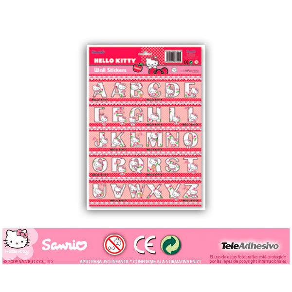 Stickers pour enfants: Hello kitty lettres 24x34 cm