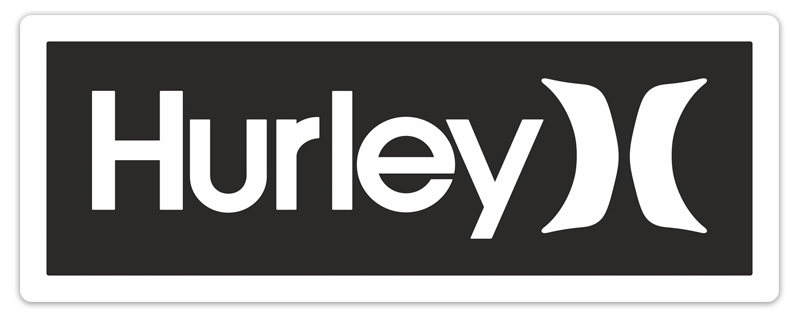 Autocollants: Hurley Black