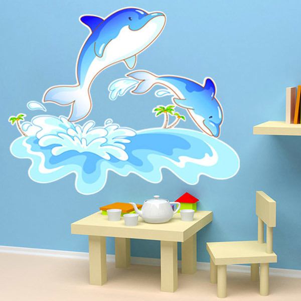 Stickers pour enfants: Dauphins