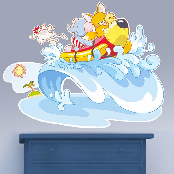 Stickers pour enfants: Animaux en mer
