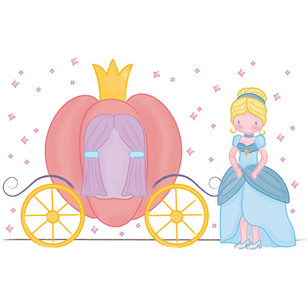 Stickers pour enfants: Cendrillon