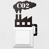 Stickers muraux: Usine CO2 2