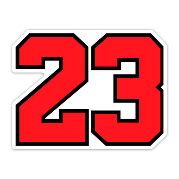 Autocollants: Michael Jordan No. 23