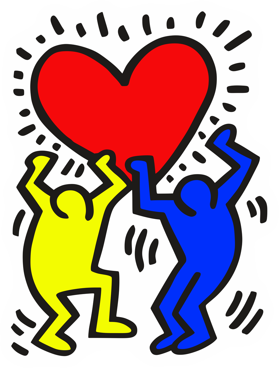 Stickers muraux: Amis Keith Haring