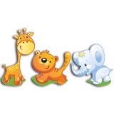 Stickers pour enfants: Kit girafe, tigre et éléphant 3