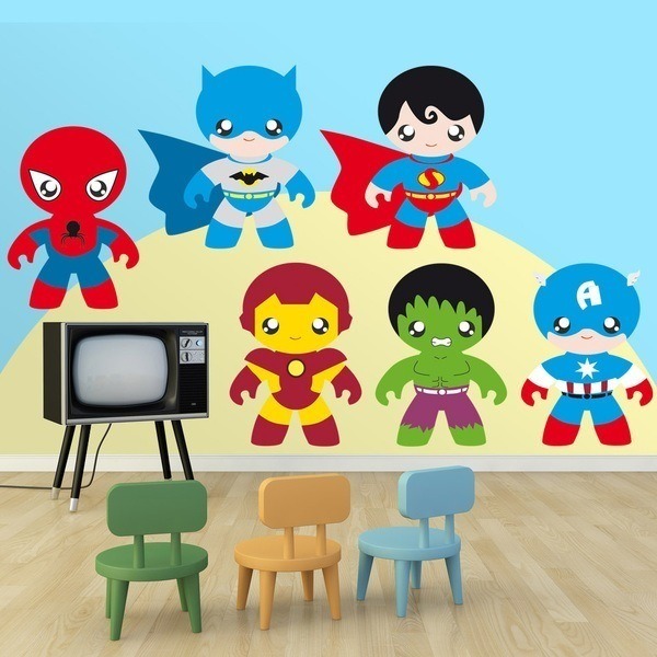 Stickers pour enfants: Heroes Kit