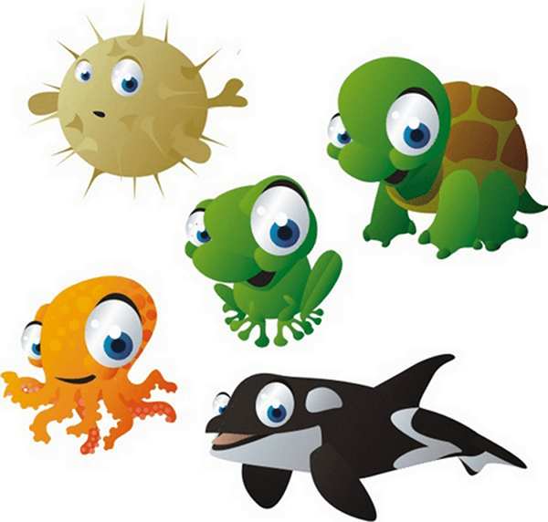 Stickers pour enfants: Kit Aquarium d