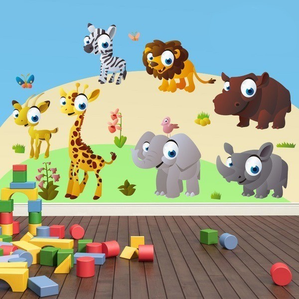 Stickers pour enfants: Les animaux de la jungle
