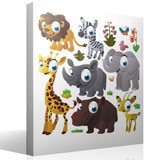 Stickers pour enfants: Kit Animaux de la jungle 7