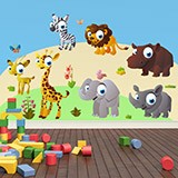 Stickers pour enfants: Kit Animaux de la jungle 8