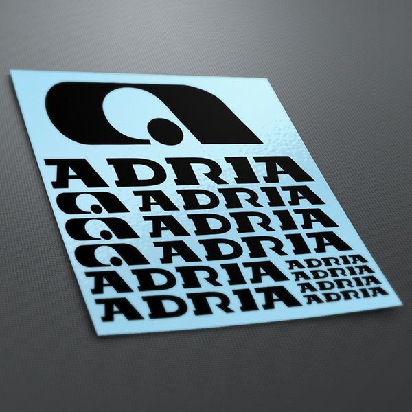 Stickers camping-car: Kit Adria