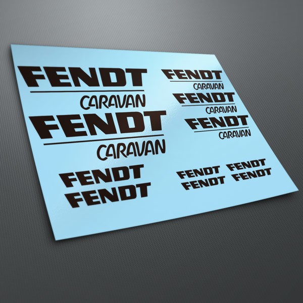 Stickers camping-car: Kit Fendt Caravan