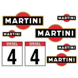 Autocollants: Kit Stickers Lancia Delta Integrale Martini Racing 4