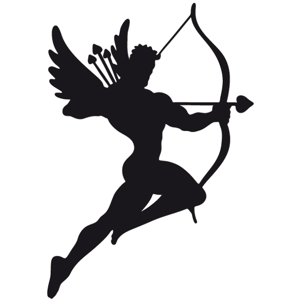 Stickers muraux: Cupidon athlétique