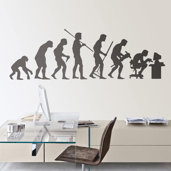 Stickers muraux: Evolution PC
