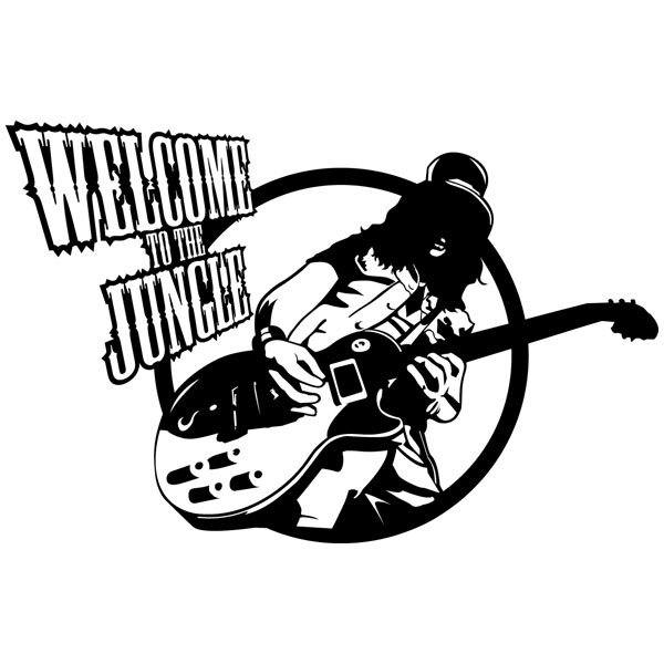 Stickers muraux: Slash, Welcome to the jungle