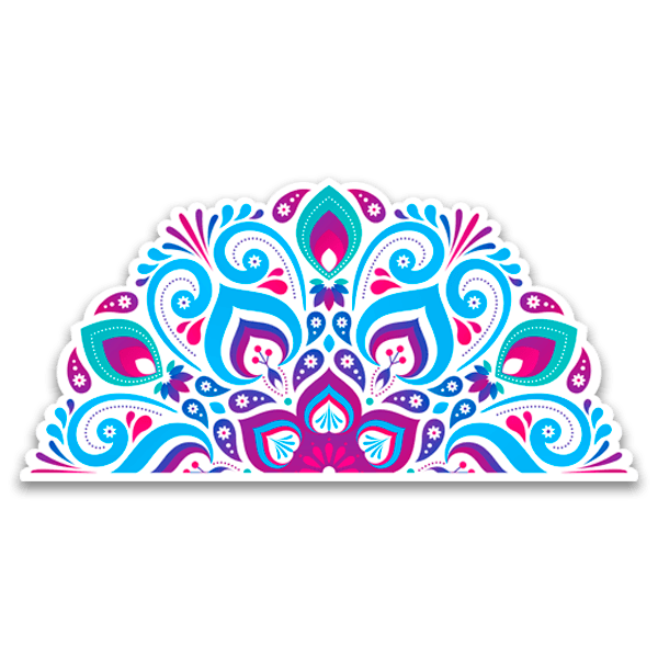 Stickers muraux: La Voie du Demi-Mandala