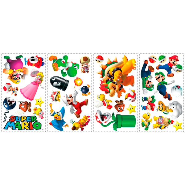 Stickers pour enfants: Set 35X Super Mario Divers